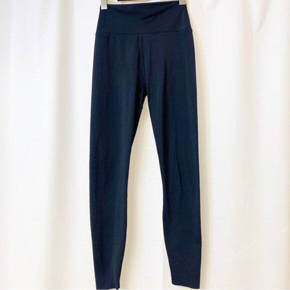 Buffbunny Collection Black Laser Cut Detail Leggings Small - Picture 1 of 9